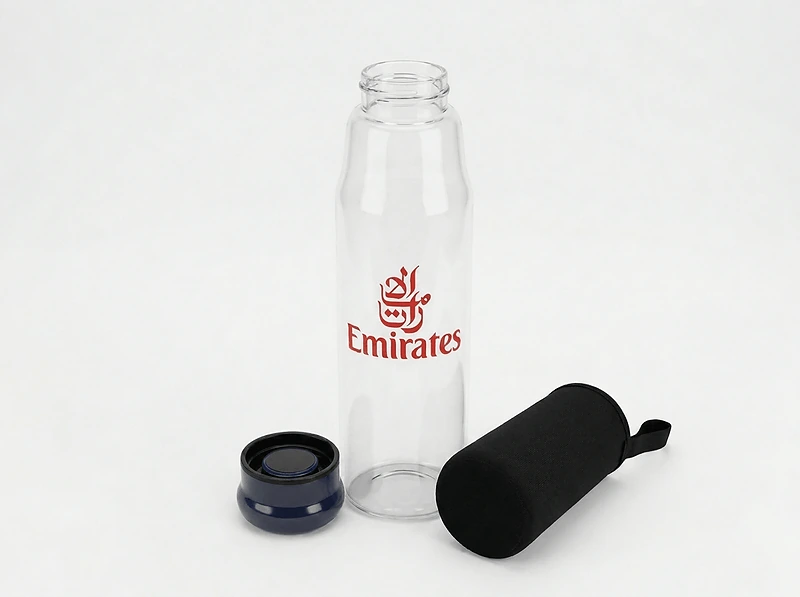 Hans Larsen Brasov Borosilicate Glass Water Bottle – 500ml