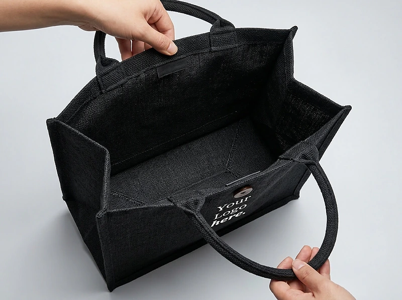 Laminated Jute Tote Bag