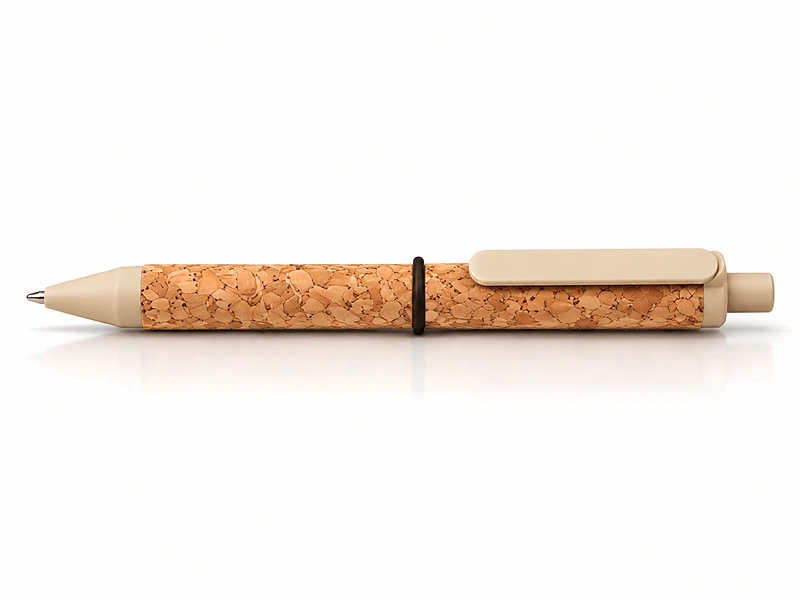 Breast Cancer Awareness Cork + RPET Notebook Pen Set in UAE