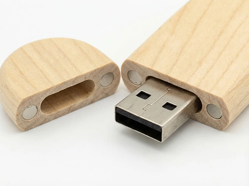 ذاكرات فلاش USB خشبية