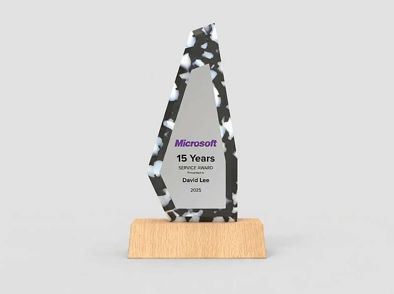 Eco-neutral Beech Recycled Plastic Award