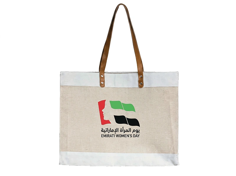 Canvas Bag with Leather Strap in UAE