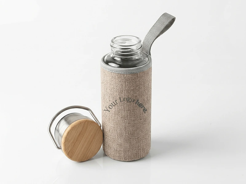Hans Larsen Borosilicate Glass Bottle with Neo Sleeve