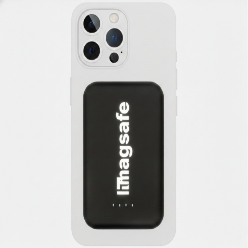 Magsafe Power bank With Lightup Logo