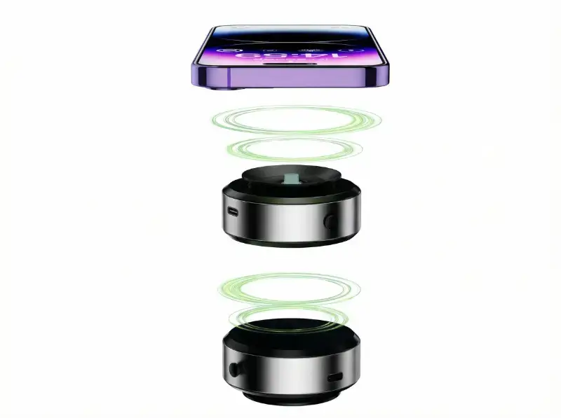 Magnetic Phone Holder with Mechanical Suction