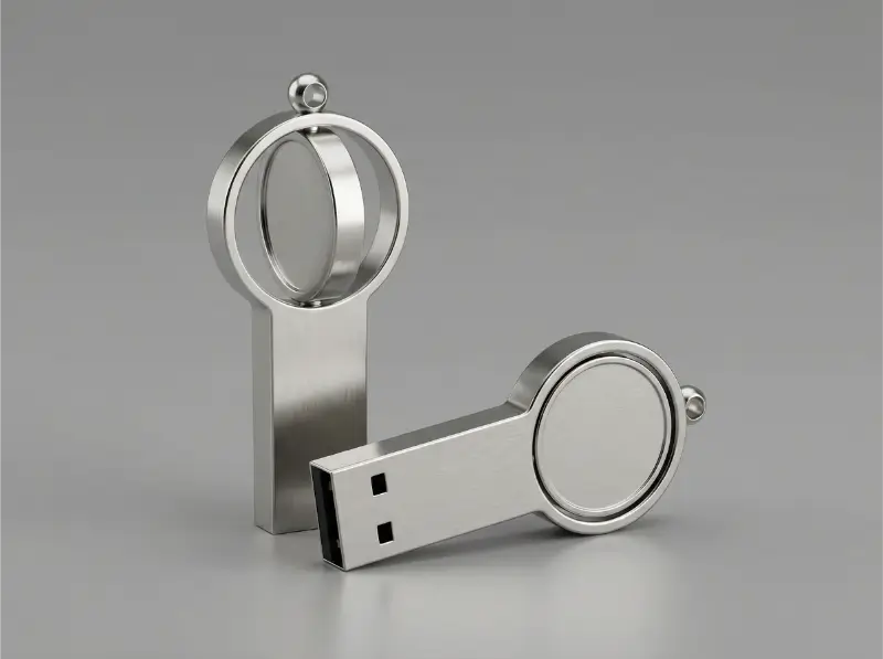 Metal Rotate USB Flash Drive