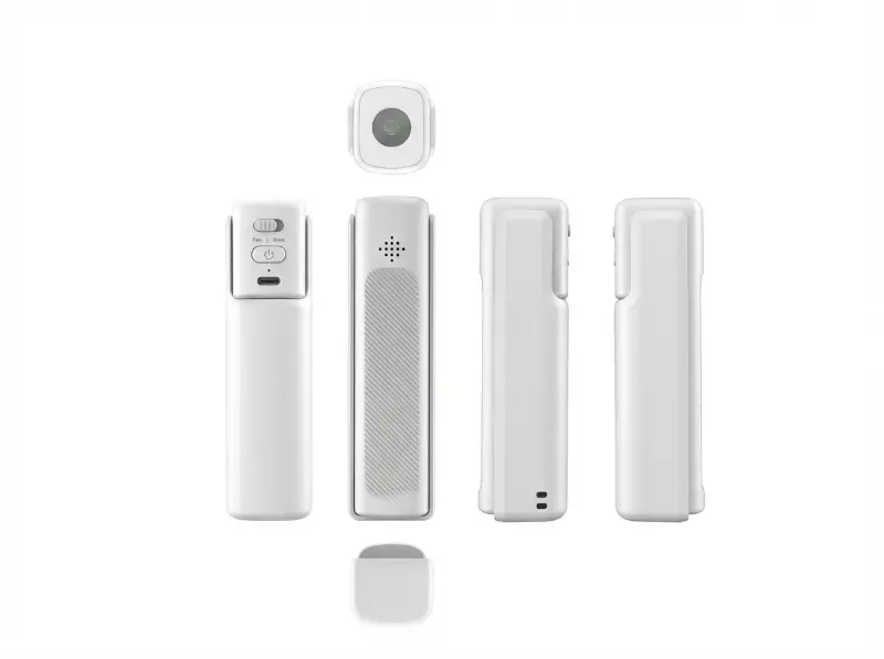 4-In-1 Fan Powerbank, Safety Alarm & Torch