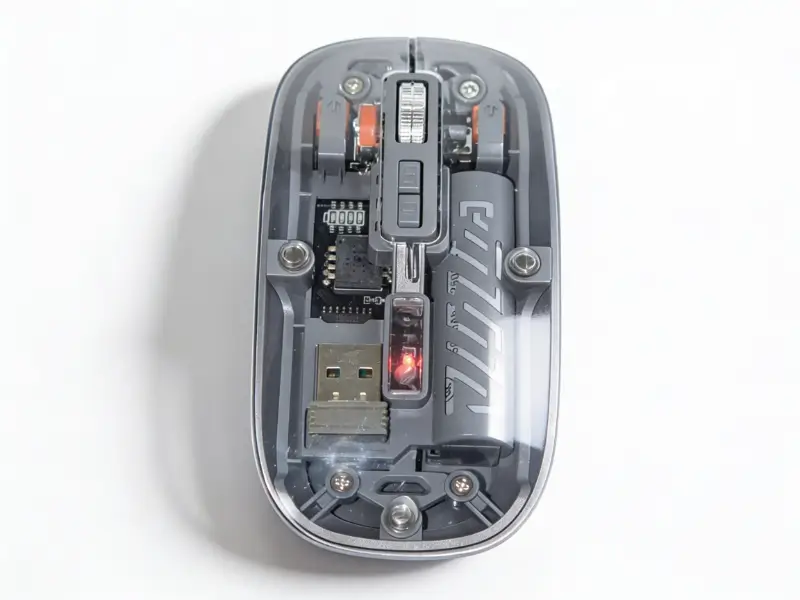 TRANSPARENT WIRELESS DUAL MODE MOUSE