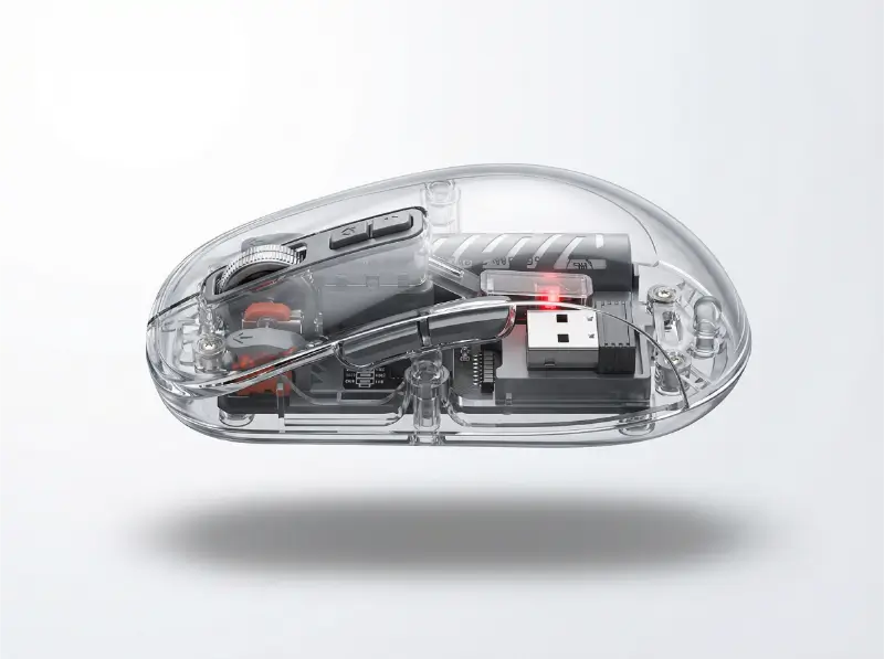 TRANSPARENT WIRELESS DUAL MODE MOUSE