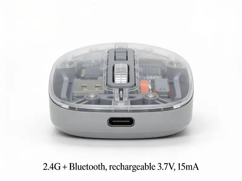 TRANSPARENT WIRELESS DUAL MODE MOUSE