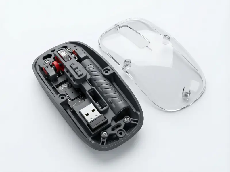 TRANSPARENT WIRELESS DUAL MODE MOUSE