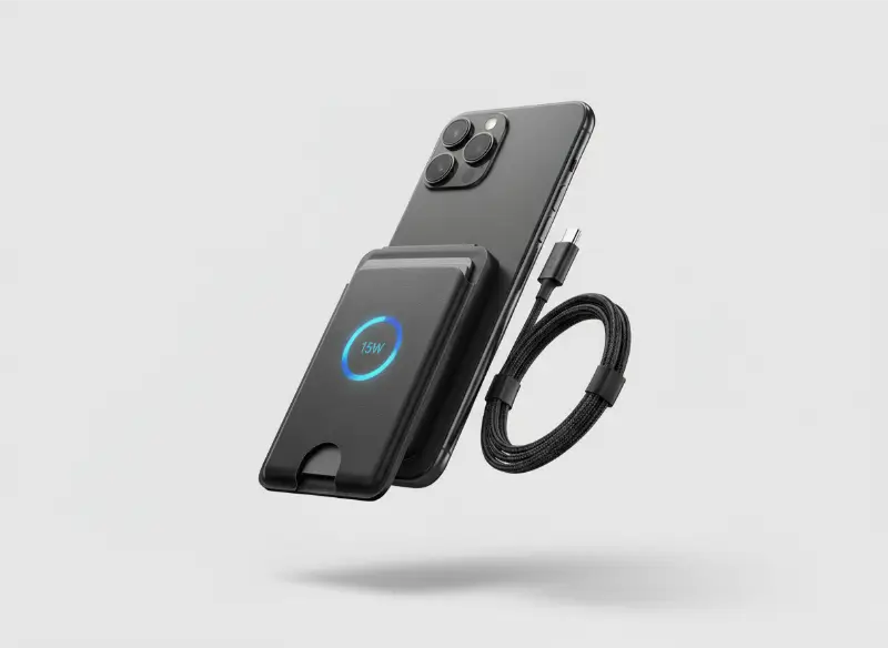 5000mAh Wallet-Style Power Bank