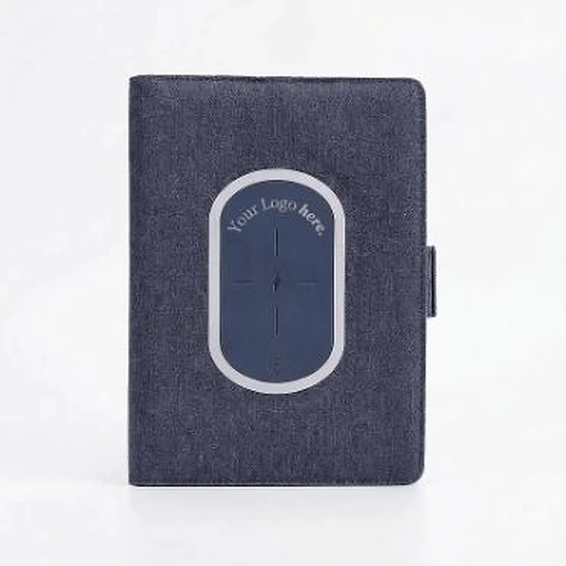A5 Notebook With Wireless Charger and Powerbank