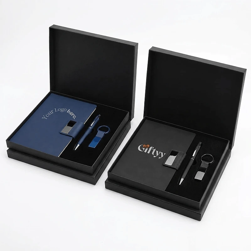 Giftology Set of Notebook, Keychain and Pen