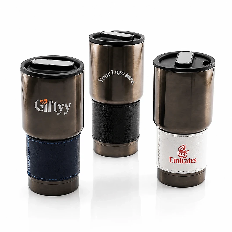 Hans Larsen Insulated Tumbler with Grip Sleeve 530ml