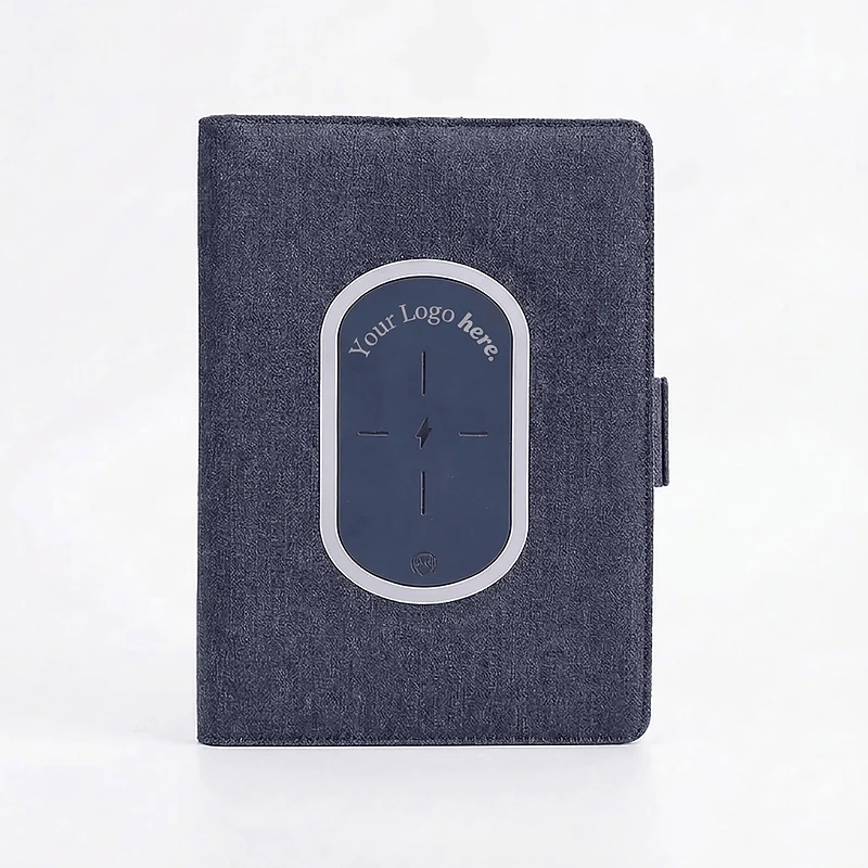 A5 Notebook With Wireless Charger and Powerbank