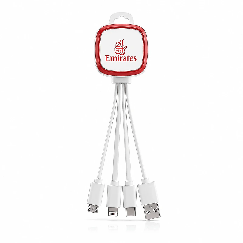 3-in-1 Fast Charging Cable with Phone Stand