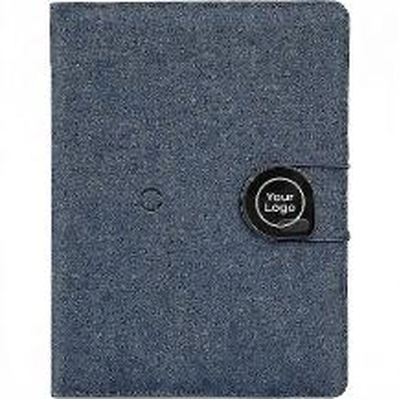 A4 Notebook Organizer with 5000mAh Power Bank