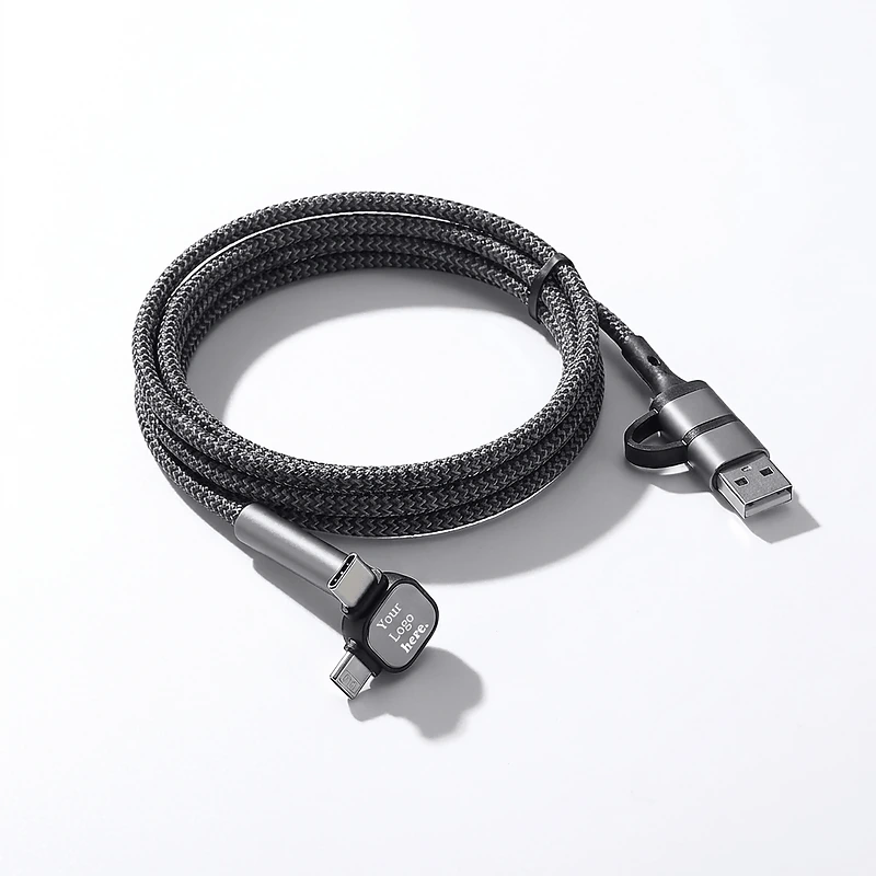 4in1 Charging Cable with Phone Stand and Quick Charge