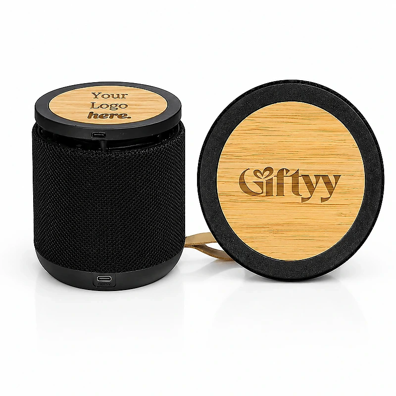 Bamboo Bluetooth Speaker and Wireless Charger