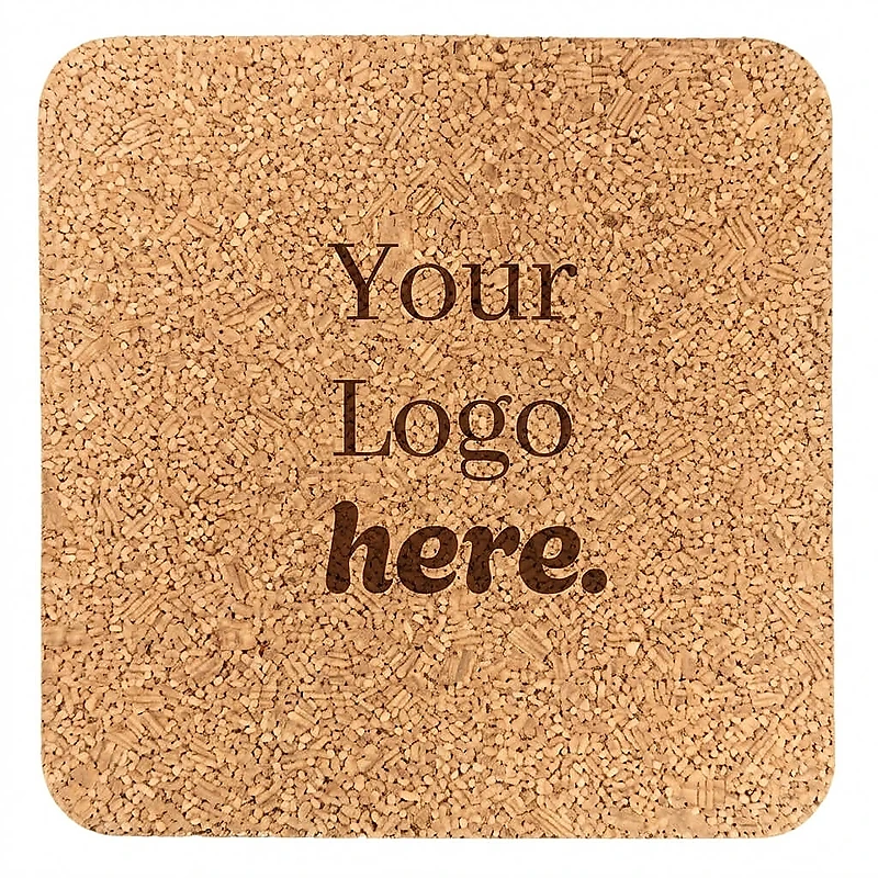 Cork Coasters with Cork Stand