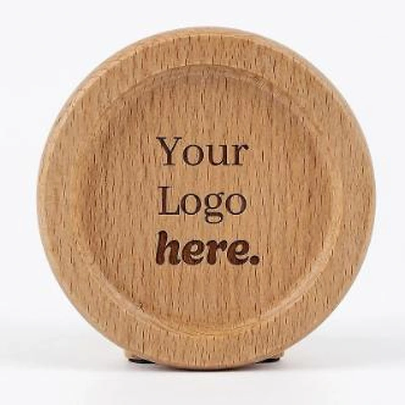 Wood Coasters Set with Holder