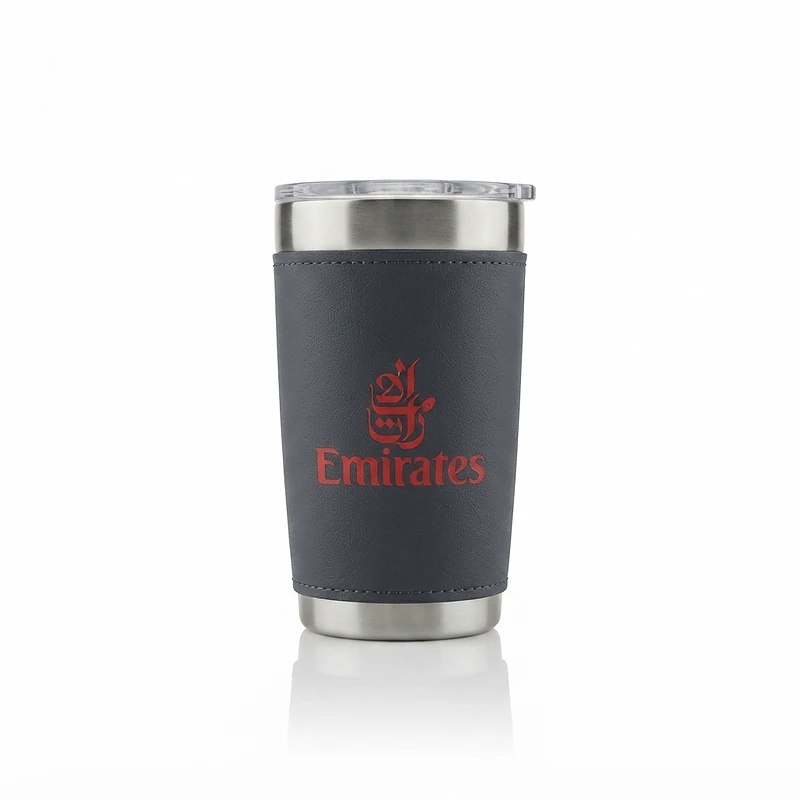 Hans Larsen Premium Glass Tumbler with Recycled Protective Sleeve