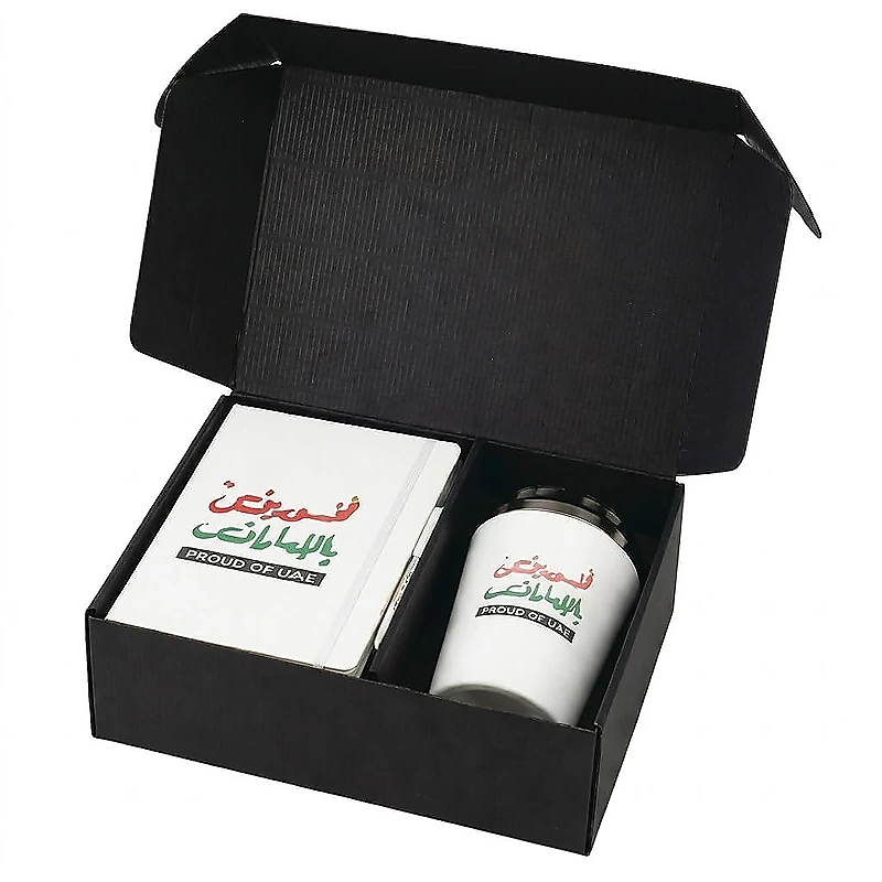 Proud of UAE Notebook & Travel Mug Gift Set