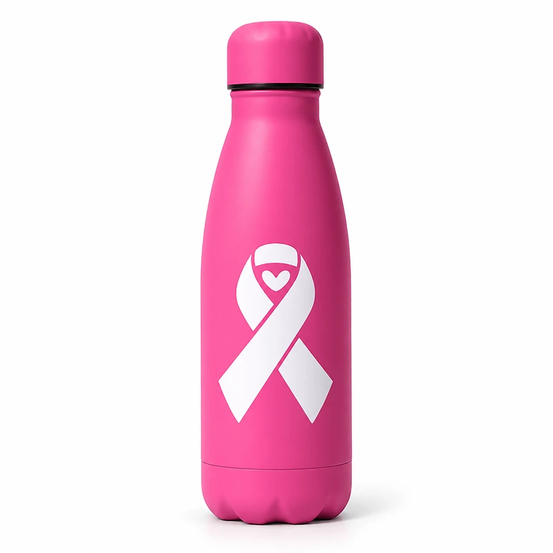 Breast Cancer Awareness Water Bottle 500ml