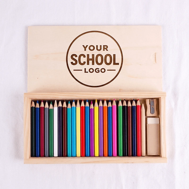 Art Kit with 24 Color Pencils