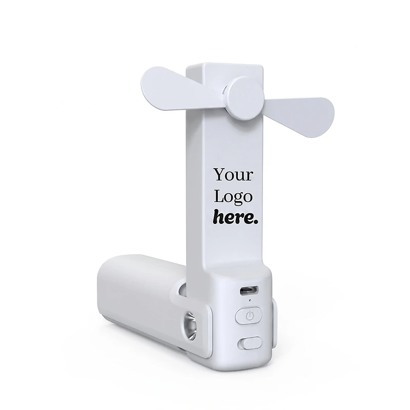 4-In-1 Fan Powerbank, Safety Alarm & Torch