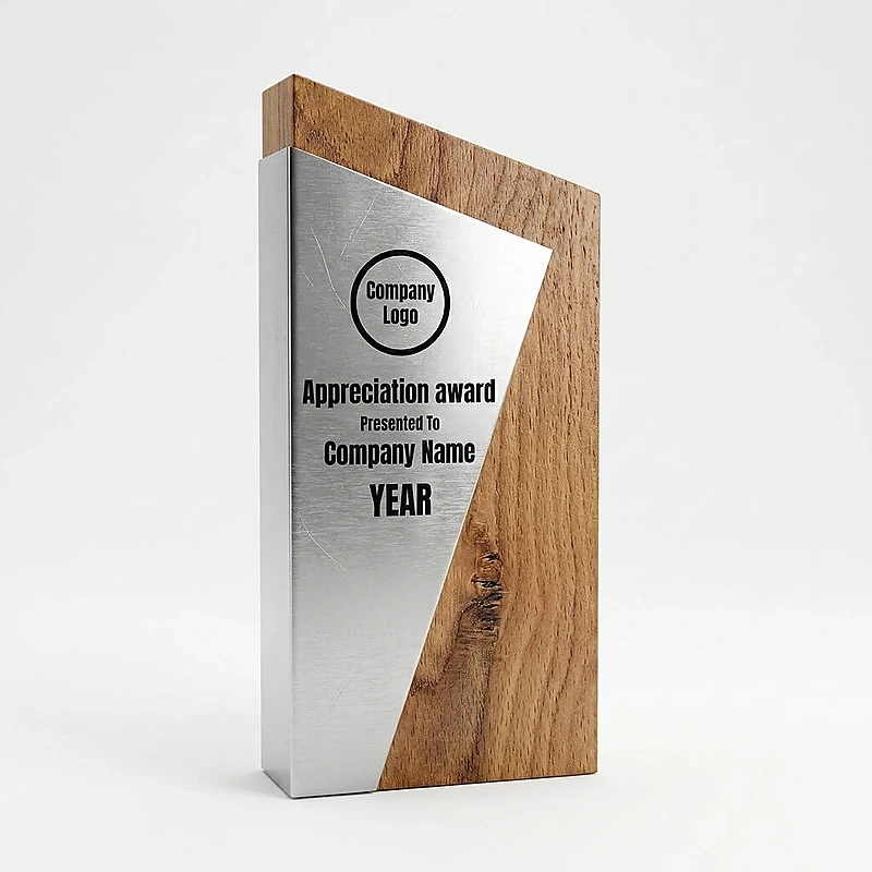 Recycled Aluminum / Wood Award