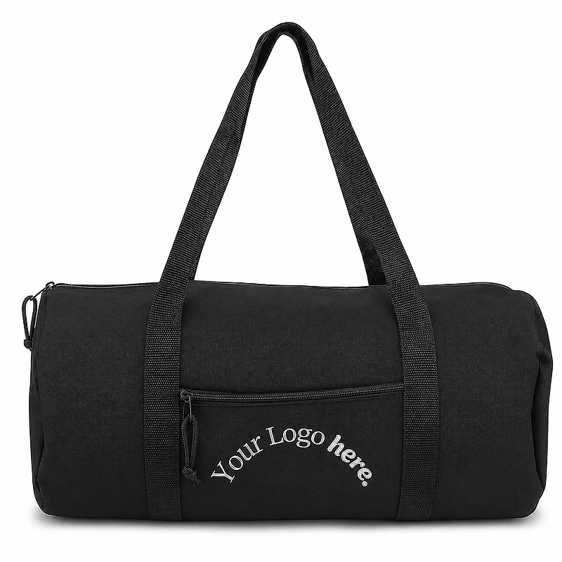 Polyester Duffle Gym Bag with Zipper Closure
