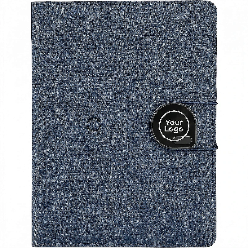 A4 Notebook Organizer with 5000mAh Power Bank