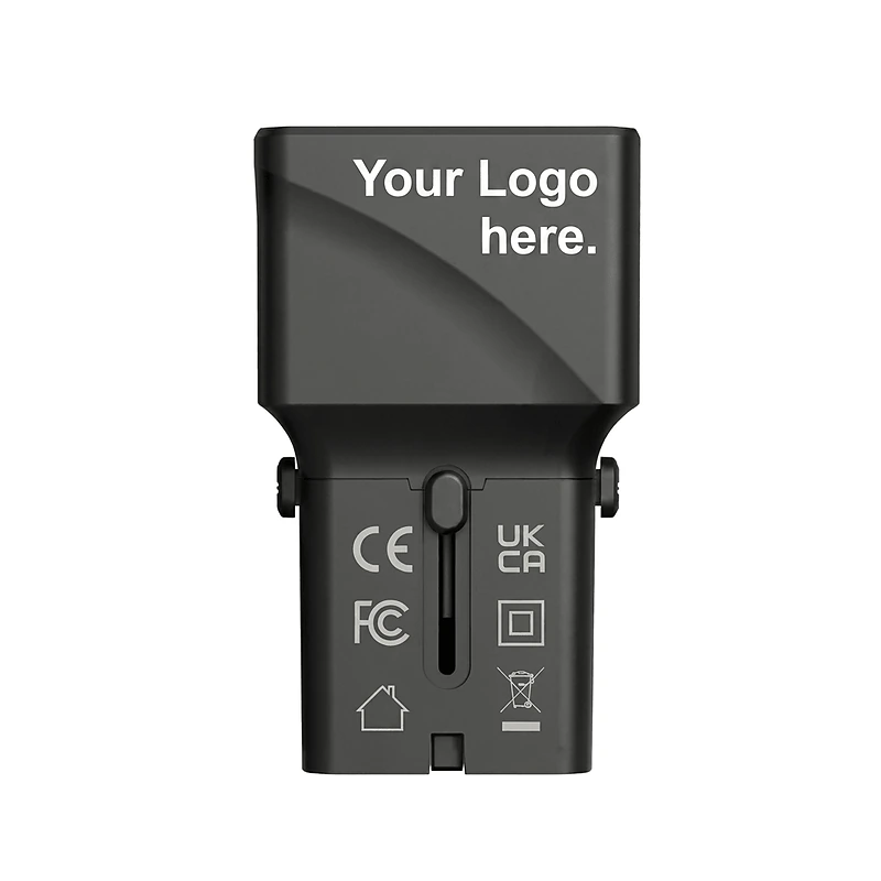 25W Mini Travel Charger With Dual USB-C & USB-A Ports