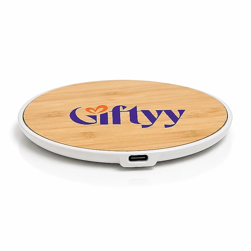 Recycled ABS  Bamboo Wireless Charger