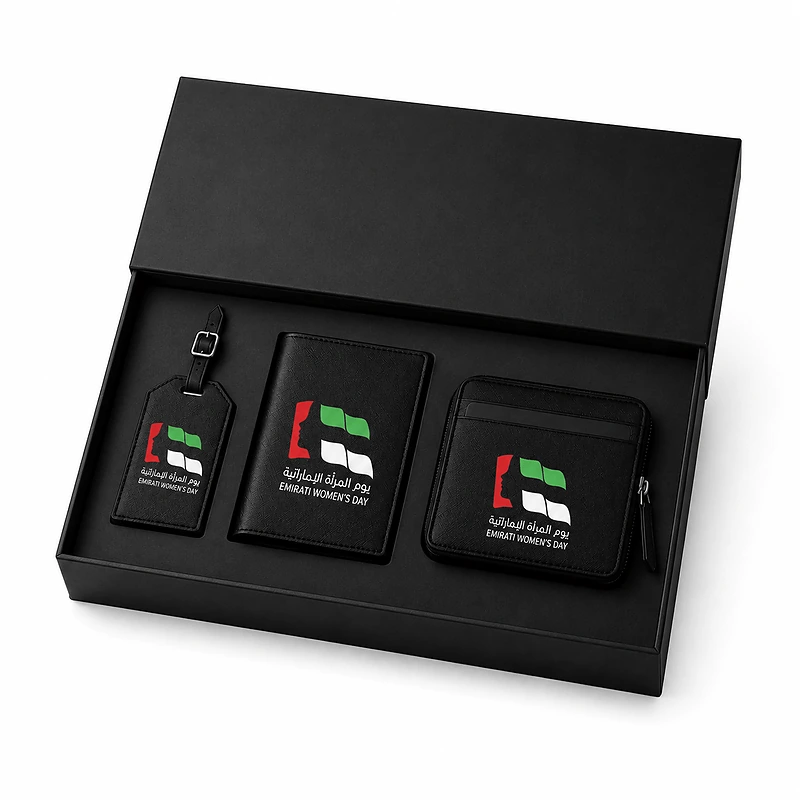 Luggage Tag, Passport Holder & Mini Wallet Gift Set