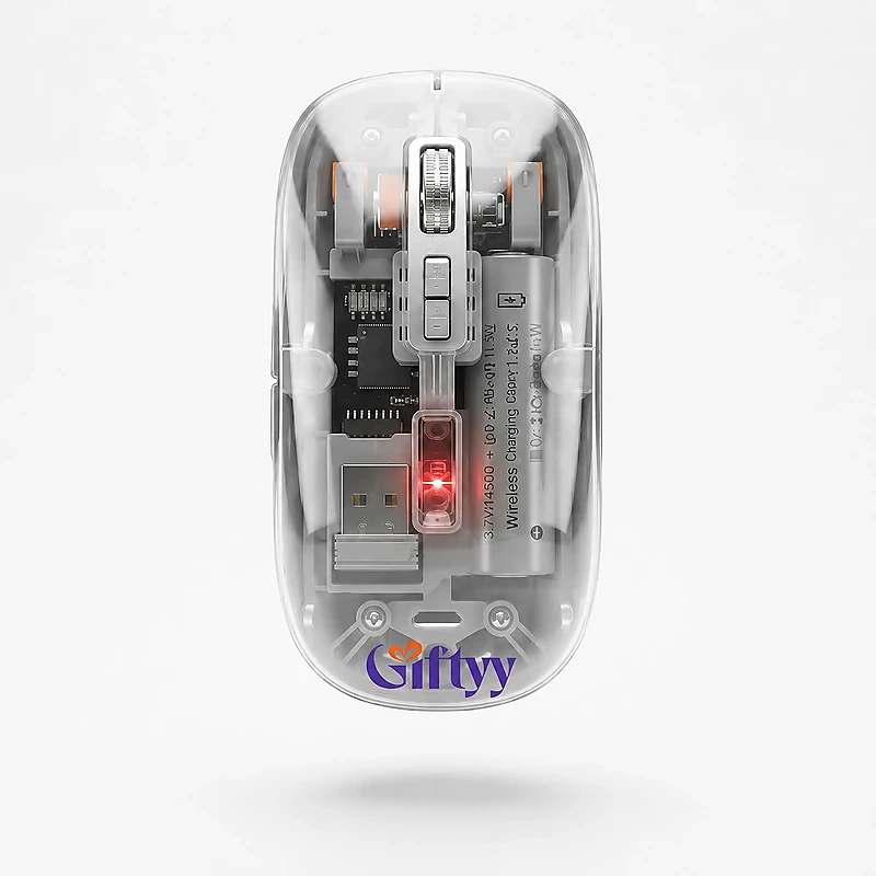 TRANSPARENT WIRELESS DUAL MODE MOUSE