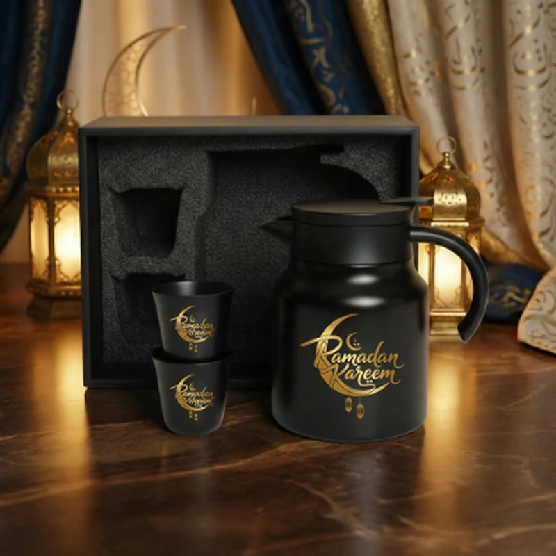 Arabic Tea & Coffee Pot with Cups Set