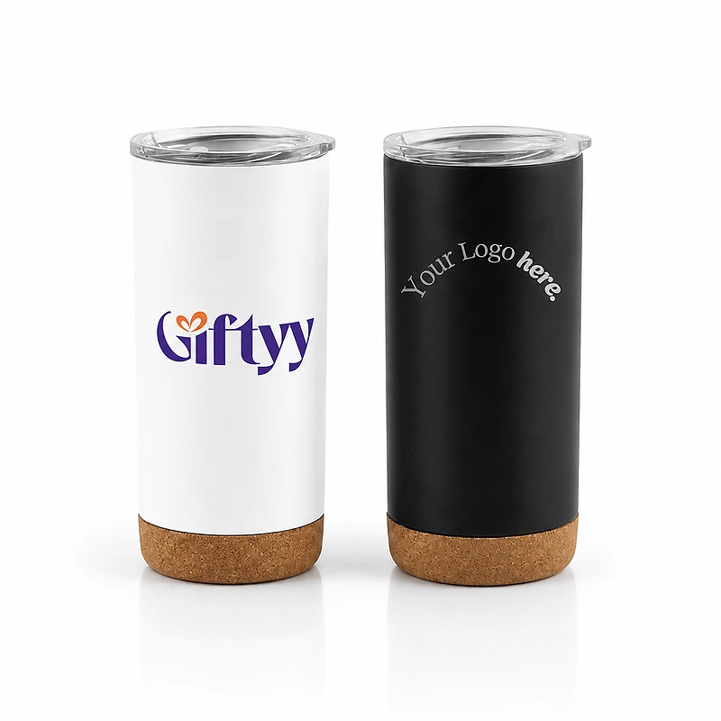 Giftology Insulated Mug / Tumbler with Cork Base