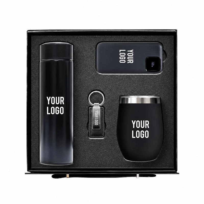 4-Piece Corporate Gift Set – All-Black Executive Gift Set