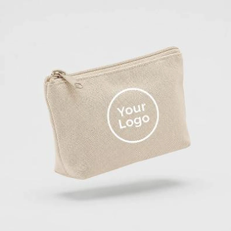 Cotton Pouch With Zipper