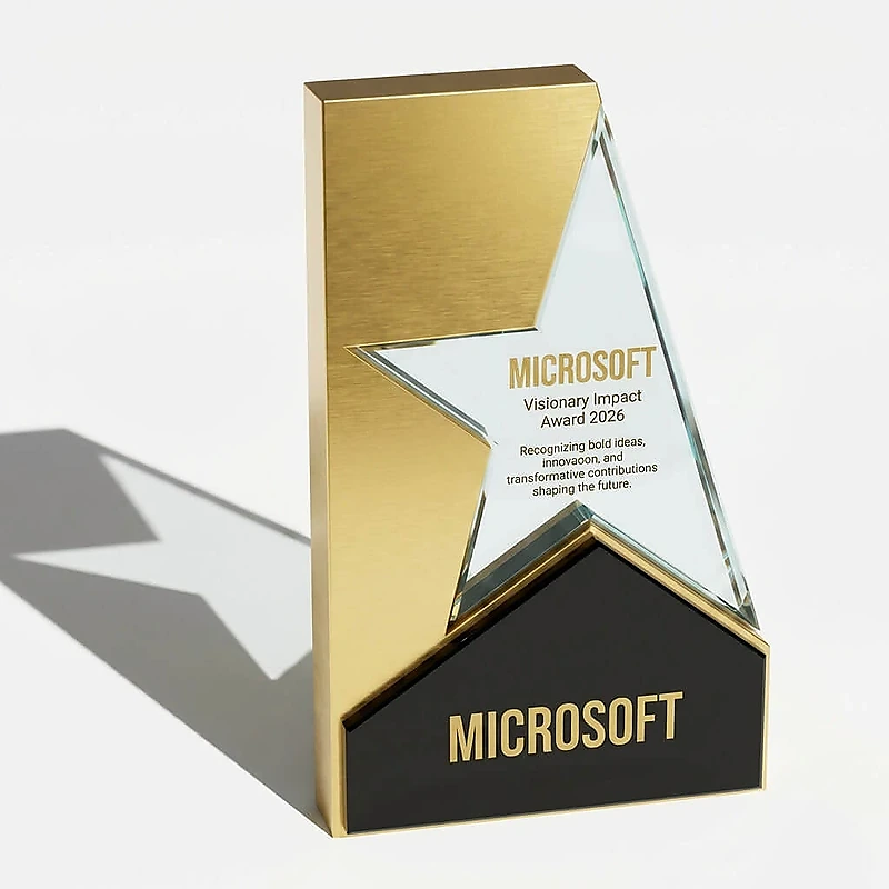 Award Trophy Star Shape
