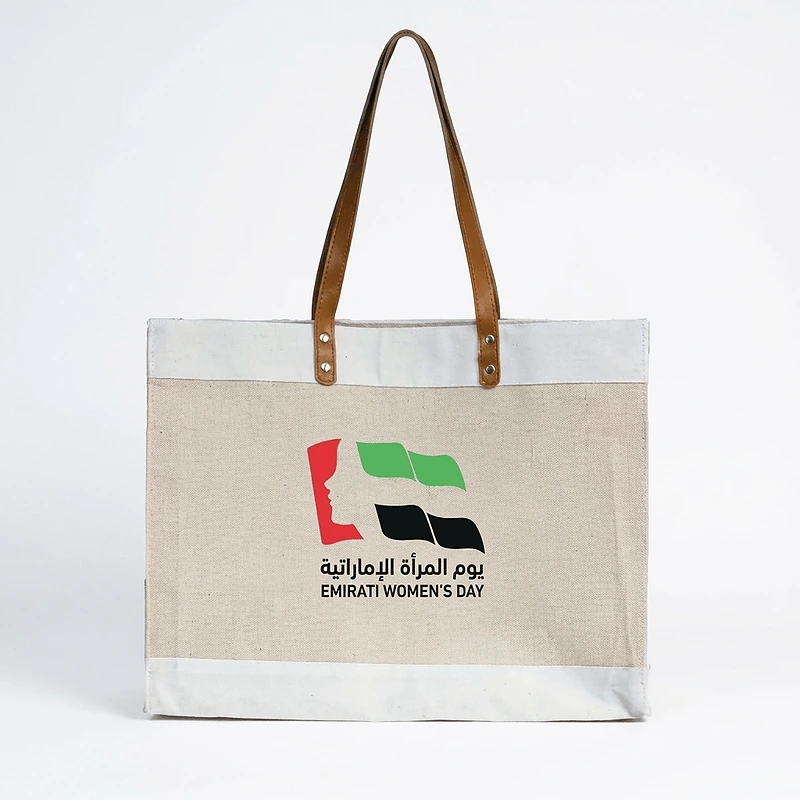 Canvas Bag with Leather Strap