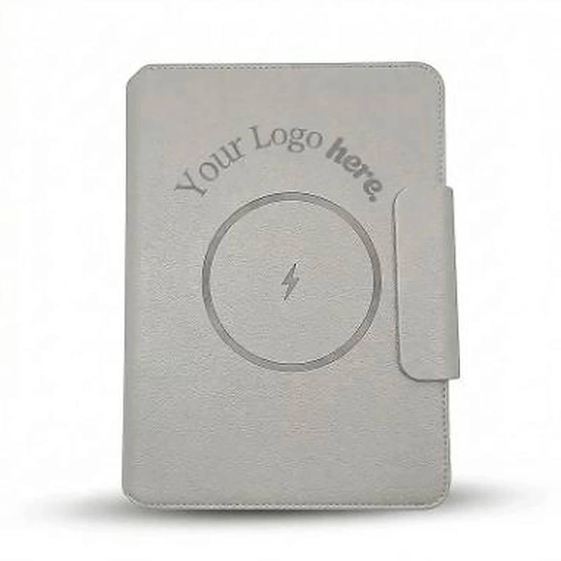 Wireless Charging Notebook with 5000mAh Power Bank