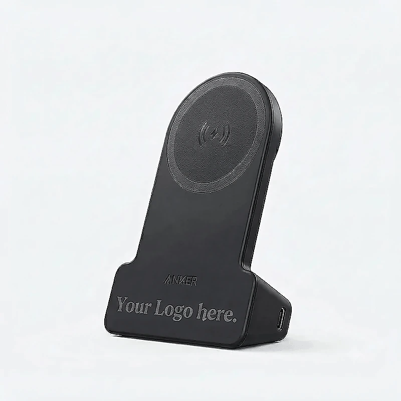 Magnetic Phone Stand with 15W Wireless Charging and Remote Shutter