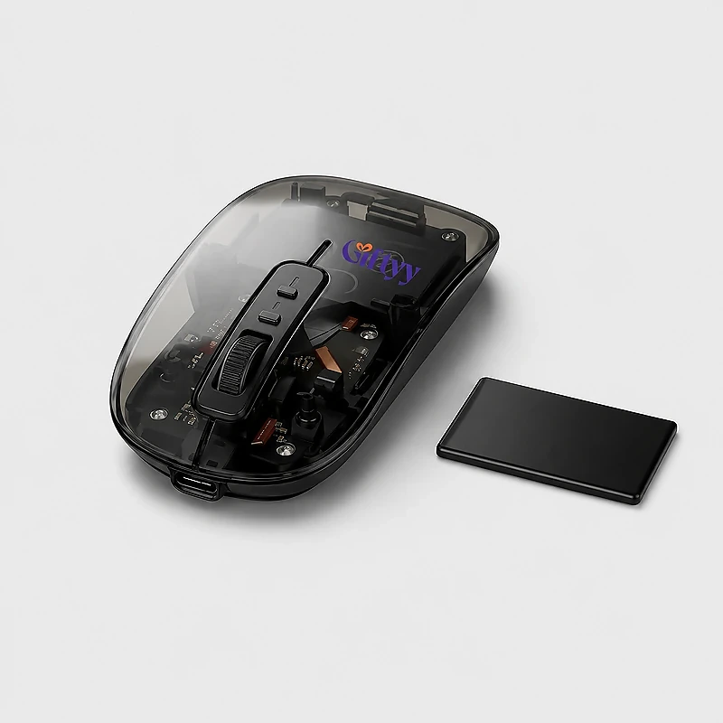 Transparent 3-Mode Wireless Mouse
