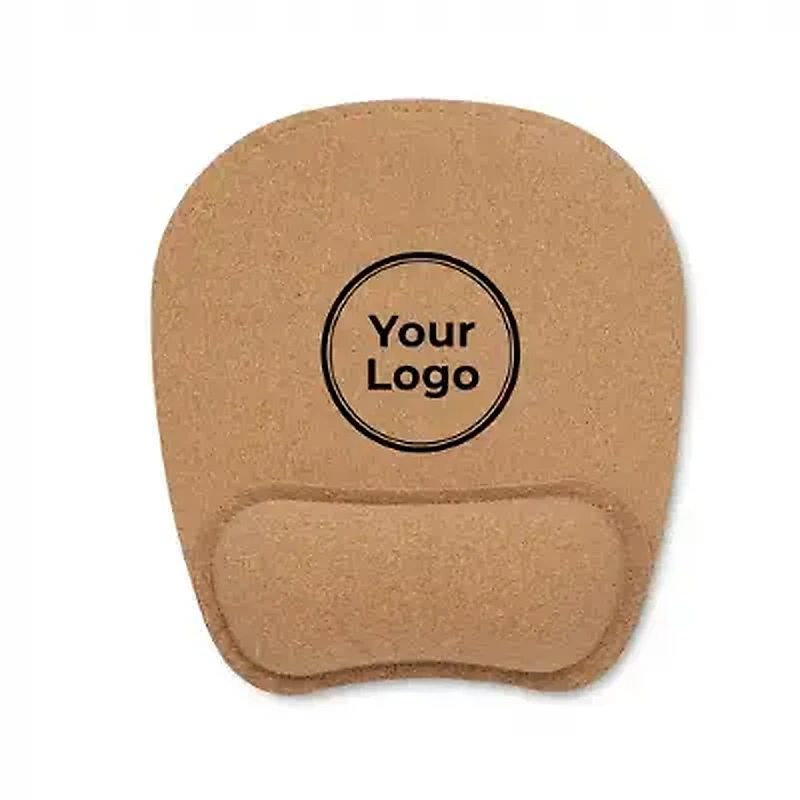Cork Mouse Pad with Wrist Support