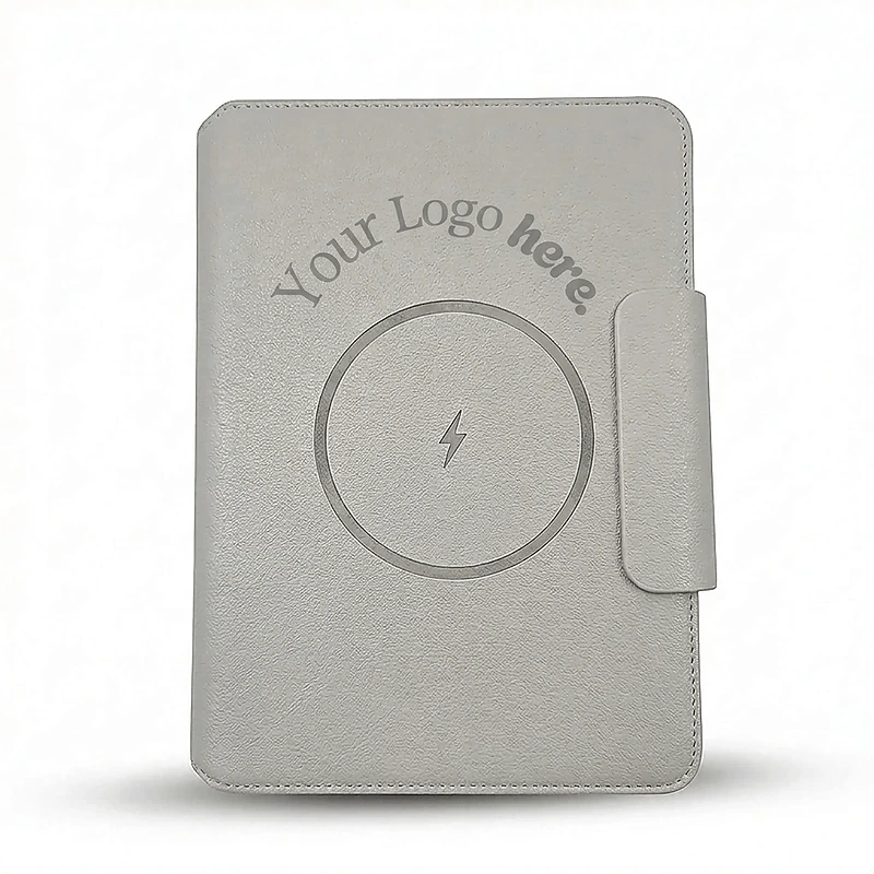 Wireless Charging Notebook with 5000mAh Power Bank