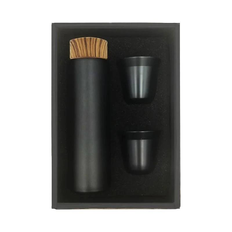Giftology Coffee Set – Stainless Steel Bottle and Coffee Cups